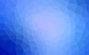 Hafif mavi vektör düşük poli kapak. Üçgenler ile renkli soyut resimde. İşiniz için en iyi üçgen tasarım.