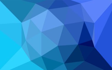 Açık BLUE vektör çokgen arkaplan. Çokgen biçiminde, gradyan ile renkli çizimler. Cep telefonunun arka planının şablonu.