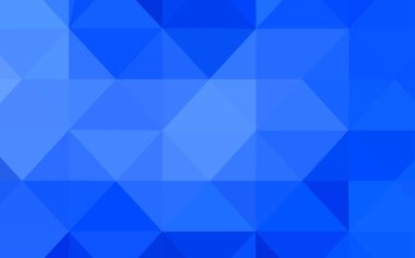 Hafif mavi vektör poligonal model. Renkli resimde gradyan ile poligonal tarzı. Web siteniz için köşeli tasarım.