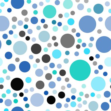 Koyu Mavi noktalı sorunsuz zemin vektör. Kabarcıkları ile soyut tarzda bulanık dekoratif tasarım. Desen-ebilmek var olmak kullanılmış için fütüristik reklam, kitapçıklar.