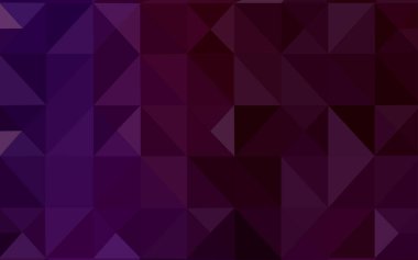 Degrade üçgenler ile koyu mor vektör desen. Tamamen yeni bir renk illüstrasyon poligonal bir tarzda. Marka kitap için yeni şablon.