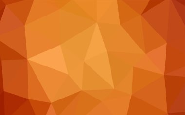 Koyu kırmızı vektör poligonal model. Çokgen şekilleri ile bir örnek. Afiş için tamamen yeni şablon.