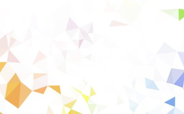 Açık mavi, yeşil vektör soyut mozaik arka plan. Gradyan ile poligonal soyut resim. Web siteniz için yeni bir doku.