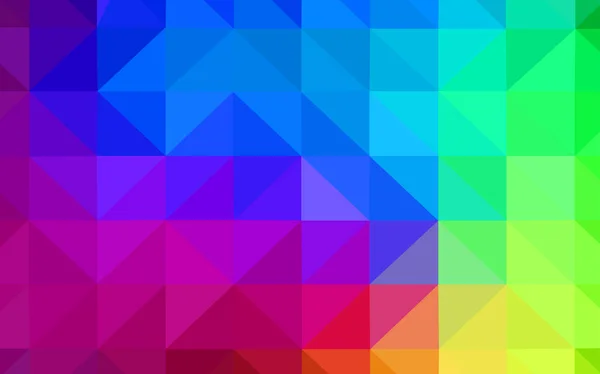 Dark Multicolor Vector Polygon Abstract Backdrop Creative Geometric Illustration Origami — Stock Vector