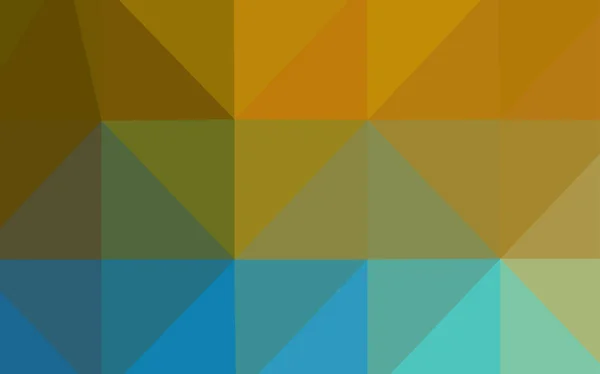 黄色の三角形を背景に輝くベクトル 多角形のサンプルです あなたのビジネスのための完全に新しいデザイン — ストックベクタ