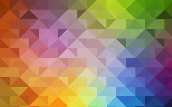Licht Mehrfarbige Vektor Abstrakte Mosaik Vorlage Farbenfrohe Illustration Abstrakten Stil — Stockvektor