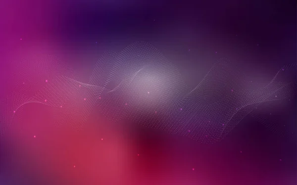 Темно Рожевий Векторний Візерунок Сферами Сучасна Абстрактна Ілюстрація Барвистими Краплями — стоковий вектор
