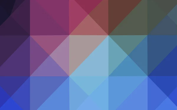 濃いピンク ブルーはベクトル多角形の背景です 勾配を有する多角形の抽象的なイラスト あなたのビジネスのためのブランドの新しいデザイン — ストックベクタ