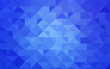 Hafif mavi vektör bulanık üçgen desen. Çokgen şekilleri ile bir örnek. Zarif desen bir marka kitap parçası olarak kullanılabilir.