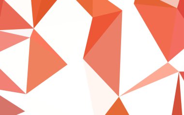 Işık kırmızı vektör düşük poli düzeni. Üçgenler ile renkli resimde parlayan. Desen için bir marka kitabın zemin.