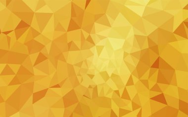 Koyu sarı vektör poligonal arka plan. Geometrik şekil gradyan ile Origami tarzında. İş tasarımınız için yeni stil.