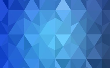 Hafif mavi vektör soyut poligonal şablonu. Geometrik şekil gradyan ile Origami tarzında. Tamamen yeni bir tasarım sizin broşürü.