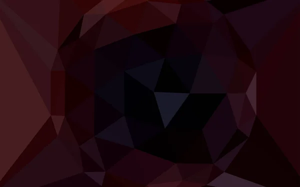 Dark Red Vector Polygon Abstract Backdrop Gem Centre Elegant Polygonal — Stock Vector