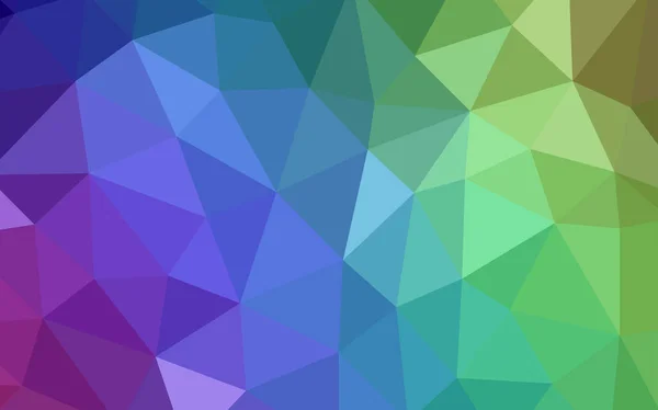 Licht Mehrfarbigen Vektor Low Poly Layout Kreative Geometrische Illustration Origami — Stockvektor