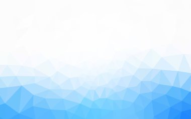 Hafif mavi vektör Çokgen arka plan. Geometrik şekil gradyan ile Origami tarzında. Cep telefonu arka plan için şablon.