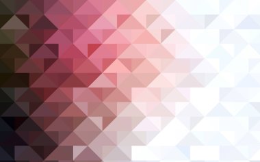 Hafif pembe, kırmızı vektör üçgen mozaik şablonu. Gradyan ile Origami tarzında yaratıcı geometrik şekil. Dokulu deseni-ebilmek var olmak kullanılmış için arka plan.