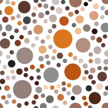 Koyu kırmızı noktalı sorunsuz zemin vektör. İllüstrasyon renkli soyut daireler parlayan ayarlanmış. Marka kitap tamamen yeni şablon.