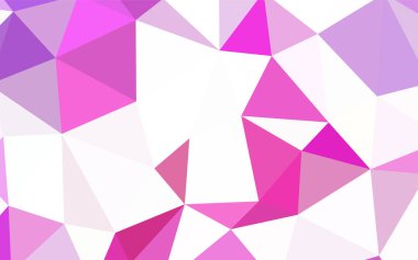 Koyu mavi vektör poligonal model. Poligonal illüstrasyon parlayan, hangi üçgen oluşur. Afiş için tamamen yeni şablon.