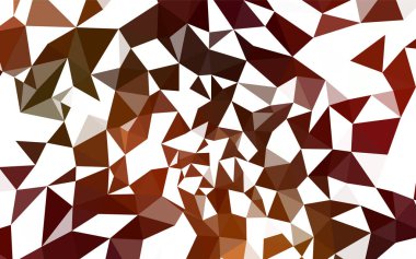 Koyu yeşil, kırmızı vektör soyut mozaik desen. Üçgenler ile renkli resimde parlayan. Senin arka plan için dokulu deseni.