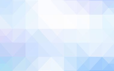 Pembe ışık, vektör Çokgen soyut düzen mavi. Renkli resimde üçgenler ile soyut tarzda. Web siteniz için yeni bir doku.