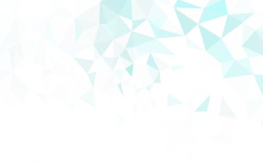 Pembe ışık, vektör soyut mozaik zemin yeşil. Noktalı resim stili üçgenler ile yaratıcı çizimde. Tasarımınız için üçgen desen.