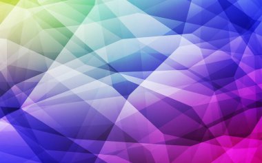 Işık çok renkli vektör düşük poli doku. Üçgenler ile modern soyut resim. Web siteniz için köşeli tasarım.