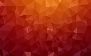 Koyu kırmızı, sarı vektör degrade üçgenler desen. Gradyan ile poligonal soyut resim. Desen için bir marka kitabın zemin.