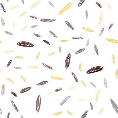 Koyu kırmızı, sarı daireler ile sorunsuz şablon vektör. Bulanık daireler doğa tarzı ile güzel renkli resimde. Marka kitap tamamen yeni şablon.