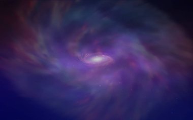 Hafif pembe, mavi vektör doku Samanyolu yıldız ile. Gökada yıldız ile basit tarzı dekoratif tasarım bulanık. Desen fütüristik reklam, kitapçıklar için.