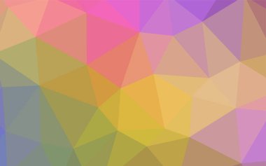 Koyu sarı vektör Çokgen arka plan. Poligonal illüstrasyon parlayan, hangi üçgen oluşur. İşiniz için yeni tasarım.