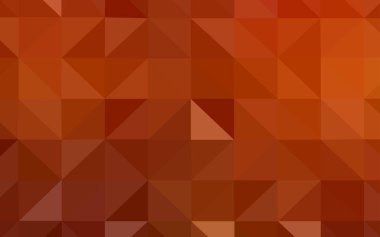 Üçgen düzen parlayan ışık turuncu vektör. Gradyan ile Origami tarzında yaratıcı geometrik şekil. Tasarımınız için üçgen desen.