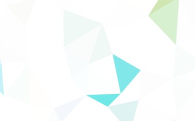 Koyu yeşil, kırmızı vektör düşük poli doku. Glitter soyut resim zarif bir üçgen ile. Marka kitap için yeni şablon.