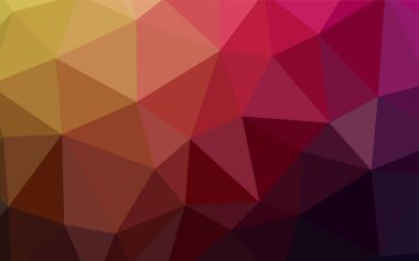 Hafif pembe, mavi vektör poligonal arka plan. Renkli resimde gradyan ile poligonal tarzı. Cep telefonu arka plan için şablon.