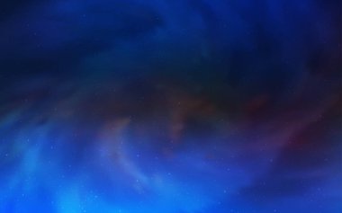 Kozmik yıldızlı koyu mavi vektör düzeni. Büyük Ayı yıldızlı modern soyut illüstrasyon. Astroloji web siteleri için desen.