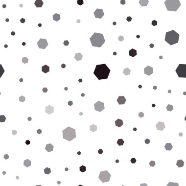 Koyu mavi vektör altıgenler kümesiyle sorunsuz kapak. Soyut illüstrasyon renkli altıgenler ile. Desen olabilir reklam, kitapçıklar için.