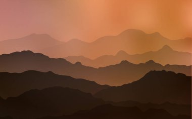 Lamba şekillerle ışık turuncu vektör arka plan. Bulanık satır, daireler oluşur illüstrasyon parlayan. Arka plan için dokulu dalga deseni.