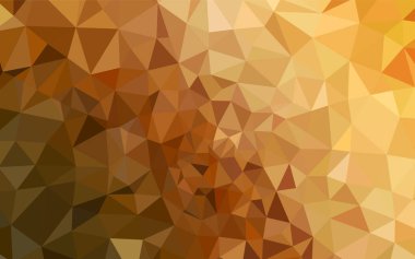 Işık turuncu vektör soyut mozaik desen. Tamamen yeni bir renk illüstrasyon poligonal bir tarzda. Web siteniz için yeni bir doku.