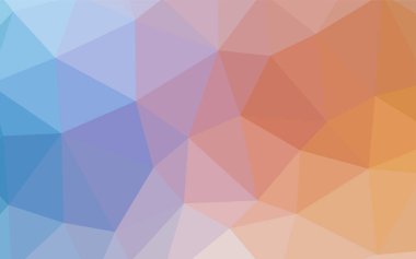 Hafif mavi vektör zemin Çokgen. Gradyan ile zarif parlak poligonal illüstrasyon. Tamamen yeni bir tasarım sizin broşürü.