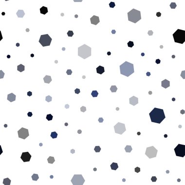 Koyu mavi renkli altıgenler ile Dikişsiz desen vektör. Glitter altıgen stil soyut çizimde. Desen-ebilmek var olmak kullanılmış için açılış sayfaları.