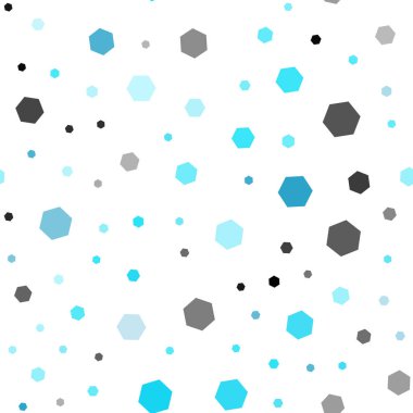 Pembe ışık, vektör sorunsuz zemin altıgenler ile mavi. Soyut illüstrasyon renkli altıgenler ile. Yeni tasarım için Web sitesinin poster, afiş.