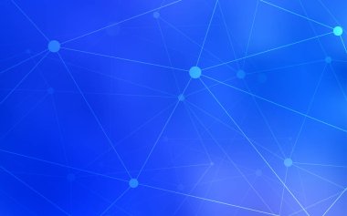 Hafif mavi vektör arka plan noktalar ve çizgiler ile. Üçgen yapısı ile soyut tarzda dekoratif tasarım. Güzel tasarım, iş reklam için.