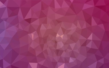 Üçgen düzen parlayan ışık pembe vektör. Üçgenler ile renkli soyut resimde. İşiniz için en iyi üçgen tasarım.