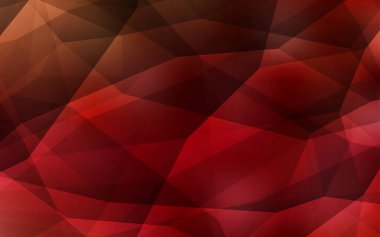 Koyu kırmızı vektör degrade üçgenler desen. Gradyan ile Origami tarzında yaratıcı geometrik şekil. Web siteniz için köşeli tasarım.