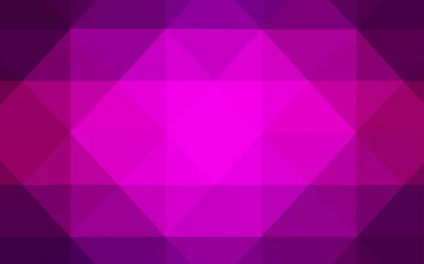 Dark Purple Vector Brillante Cubierta Triangular Ilustración Abstracta Brillante Con — Vector de stock