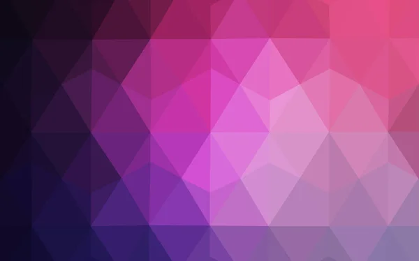 Темно Фіолетовий Рожевий Вектор Абстрактний Мозаїчний Візерунок Барвиста Абстрактна Ілюстрація — стоковий вектор