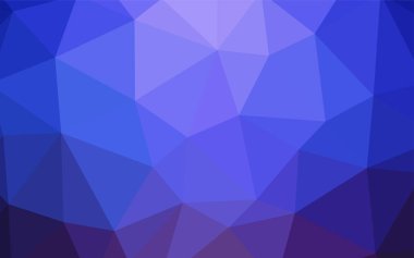 Hafif mavi vektör Çokgen soyut düzeni. Üçgenler ile renkli soyut resimde. Web siteniz için köşeli tasarım.