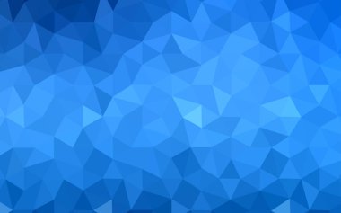 Hafif mavi vektör arka plan poligonal. Glitter soyut resim zarif bir üçgen ile. İş tasarımınız için yeni stil.