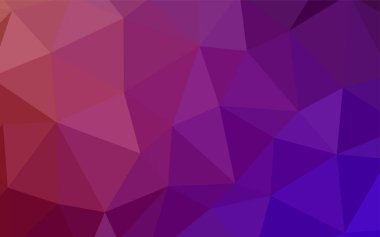 Hafif pembe, kırmızı vektör soyut mozaik desen. Glitter soyut resim zarif bir üçgen ile. İş tasarımınız için yeni stil.