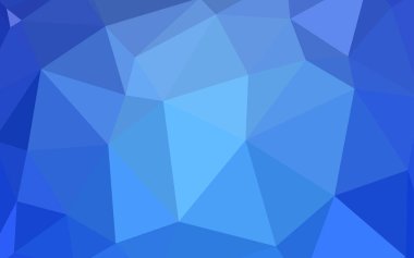 Hafif mavi vektör Çokgen soyut düzeni. Üçgenler ile modern soyut resim. Desen için bir marka kitabın zemin.