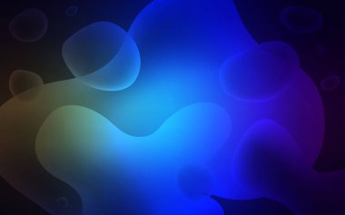 Koyu mavi, yeşil desen bükülmüş şeritler vektör. Tamamen yeni bir renk illüstrasyon memphis tarzı. Memphis tarzı iş tasarımınız için.